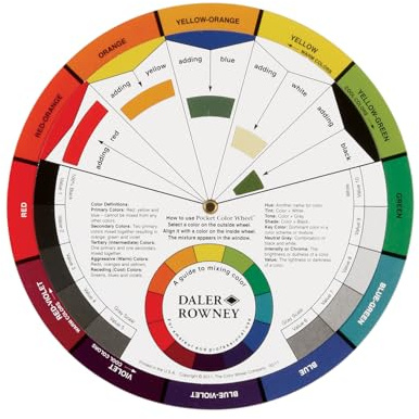 DALER-ROWNEY - Rueda de colores, papel, surtido, talla única
