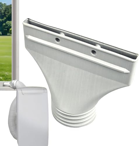 Flacher Klimaanlage Abluftschlauch Adapter, Tragbarer AC Schlauch Verbinder Für Mobile Klimaanlagen/Trockner/Lüftung, Fenster Adapterkit Abluftschlauch, Einfach Installierbar