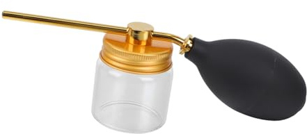 Gogogmee Bouteille Vaporisateur Verre Pour Poudre De Fibres Capillaires Applicateur Précis Pour Salon Et Usage Domestique Distributeur De Poudre Épaississante