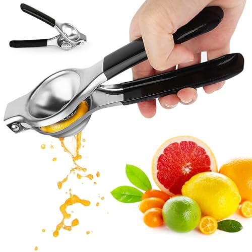 VFANDV Presse-citron, Presse Agrumes Manuel, Inoxydable Presse Citron Presse Agrume Manuel, Presse Citron Manuel pour Cuisine, Bar, Restaurant