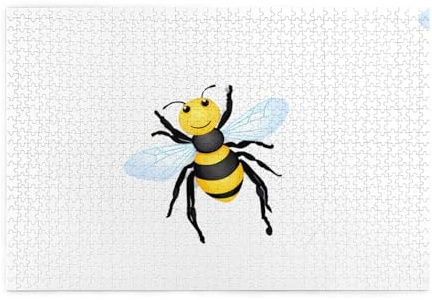 Puzzles1000 Teile Hytter Biene auf Spinnennetz Muster Pädagogische Intellektuelle Holzpuzzles Lustige Puzzles Stressabbau Spiel