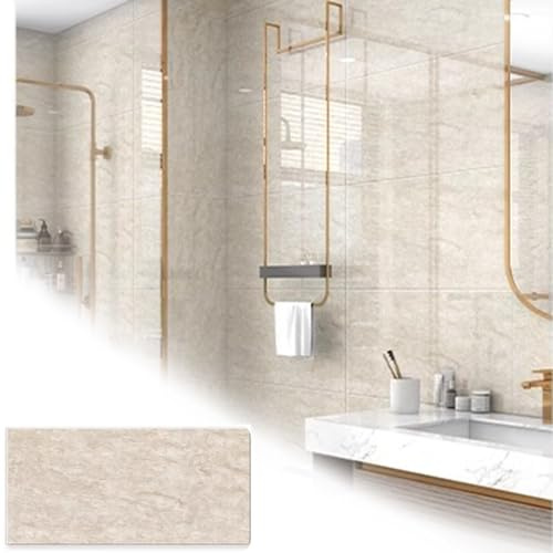 Pannelli impermeabili in PVC per soffitto per bagno e cucina, 80 cm x 40 cm, rivestimento adesivo per parete doccia, facile da pulire, durevole, elegante rivestimento decorativo