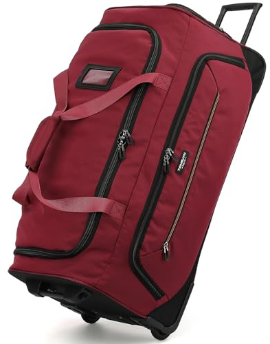 Bolsa de viaje con ruedas para hombres y mujeres, Red