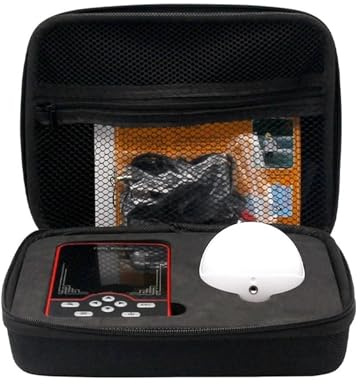 F13 Drahtloser Fischfinder Echolot for Angeln 60m/200ft Wassertiefe Fishfinder Wiederaufladbarer tragbarer