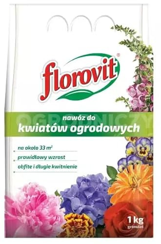 Concime per Fiori da Giardino 1kg - Fertilizzante NPK Microelementi Granulare