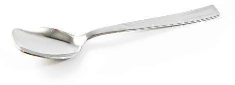 Set 12 cucchiaini da dessert e gelato, Piave, acciaio inox, eleganti, 12x5x2 cm
