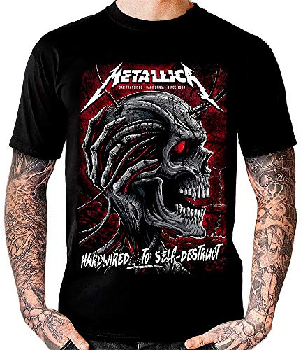 Camiseta Metallica - Hardwired to Self-Destruct. (XL)