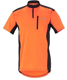KOX Funktionsshirt Kurzarm Orange/Schwarz Größe 3XL