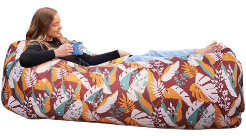 WEKAPO Aufblasbare Liege, Luftsofa, Hängematte, tragbar, wasserdicht und auslaufsicher, ideal für Hinterhof, See, Strand, Reisen, Camping, Picknicks und Musikfestivals