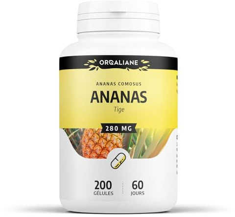 Ananas 280 mg - 200 gélules végétales