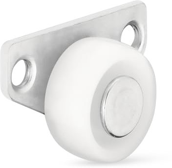 Gedotec Kastenrolle 30x14 mm I 4 Stück Bettkastenrolle I Parkett-Seitenrolle zum Schrauben I Möbelrolle Tragkraft 40 kg Bockrolle für Bettkästen & Bodenschubladen I Kastenbockrolle weiche Lauffläche