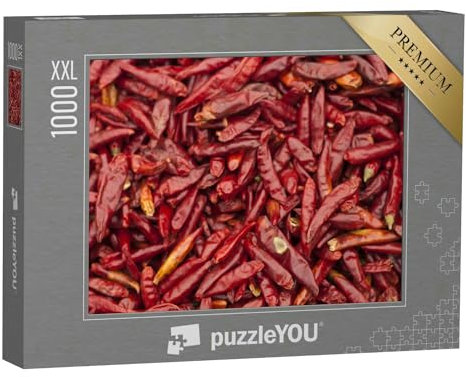 Puzzle 1000 Teile XXL „Getrocknete Chili“ – aus der Puzzle-Kollektion Impossible Puzzle