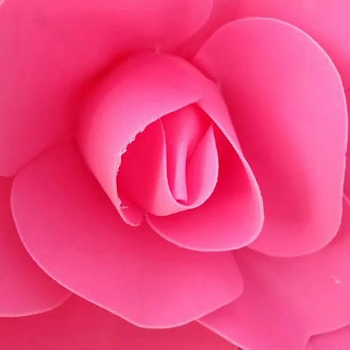 ZEYRU 15/20/30 cm große Schaumrose, künstliche Blume, Hochzeitsdekoration, Requisiten, DIY-Heimdekoration, künstliche dekorative Blumenkränze, Rosenrot, 20 cm