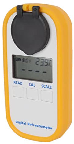 Medidor de Alcohol Probador de Refractómetro Digital de Mano, Prueba Simple de un Resultados Rápidos 3 S, Probador de Medidor de Concentración de Alcohol de