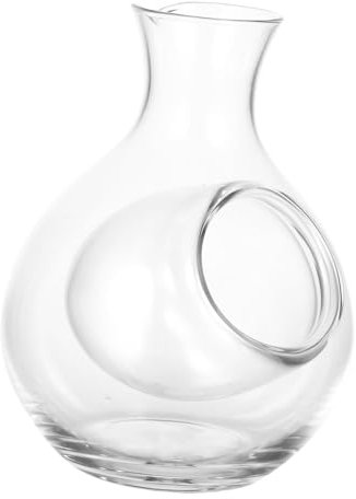Cabilock Decantador De Licor De Vidrio 300ml Transparente Dispensador De Vino Hielo Práctico Para Degustación y Barra
