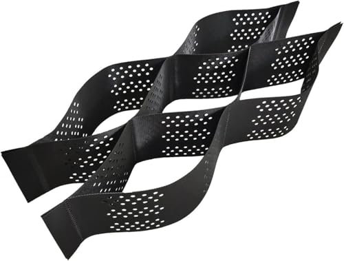Grille De Gravier en Nid d'abeille, PavéS De Fondation Pliables De 2 Pouces De Hauteur, Grille De Sol PerméAble Robuste pour AlléEs De Pelouse Et AméNagement Paysager(3x8m(10x26ft))
