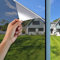 Film Miroir Fenêtre sans Tain Anti Regard Chaleur Occultant Fenêtre Protection Solaire Autocollant Film Miroir Anti-UV (Argent, 40 * 200CM)