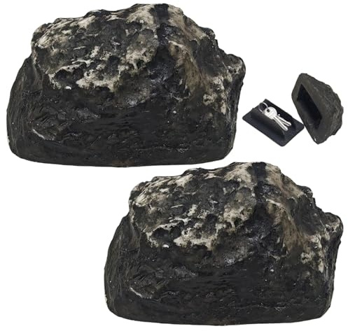 2 Pieces Door Key Box, Simulated Stone Key Box, Creative Key Box, Waterproof Key Box, Simulated Stone Decoration