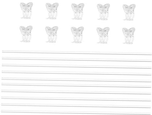 CIYODO in Acrilico Trasparenti Per Piante Supporti Bastoncini Acrilici Per Piante Supporto Per Rampicanti Supporti Per in Capacità Per