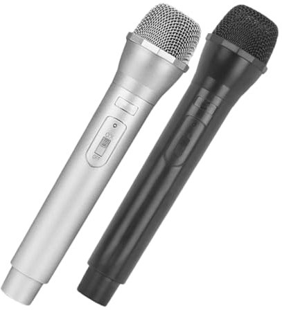 UKCOCO 2Pièces Accessoire de Microphone de Simulation pour Microphone de Cosplay et Parfait pour Jeux de Rôle et Performances Scéniques
