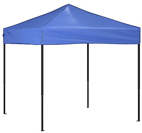 Tonnelle de Jardin Pliable, Tente de Réception Pavillon Barnum de Jardin Bleu 2x2 m