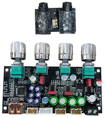 MZRAN Professional 8-36V Amplifier Upgraded Karaoke Reverberation Board Professional Microphone Preamplifier DSP Mixing Module Replacement Preamp Circuit Board