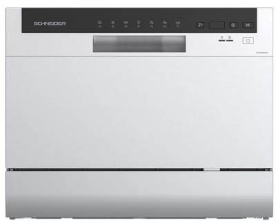 Schneider SCDW649-S - Lave-vaisselle mini 6 couverts Silver