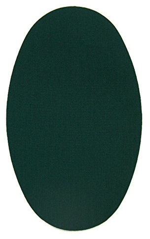 6 rodilleras color Verde oscuro termoadhesivas de plancha. Coderas para proteger tu ropa y reparación de pantalones, chaquetas, jerseys, camisas. 16 x 10 cm. RP36