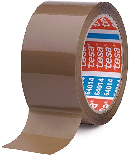tesa 64014 Klebeband Paketklebeband Packband 66m x 50mm (36 Rollen, Braun)