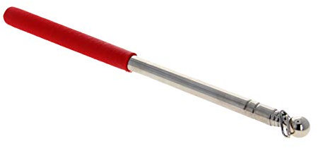 Othmro - Puntero de mano (150 cm), color rojo