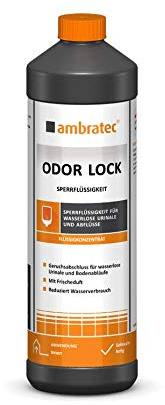 Ambratec Odor Lock Sperrflüssigkeit zum Einsatz in wasserlosen Urinalen und Bodenabläufen