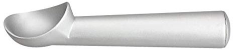 Ice Cream Scoop Aluminum Ice Cream Scoop Antifreeze-Metal Easy-Grip Simple One-Piece Design (Silver)