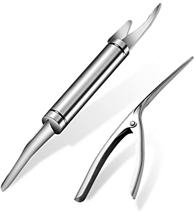 ADORAMBLING Shrimp Deveiner Tool and Peeler Set Multifunctional Shrimp Deveining Tool Efficient Shrimp Peeler and Deveiner Tool Portable Shrimp Cleaner Shrimp Knife for Easy Shrimp Deveining