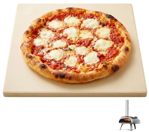 33,5 cm fyrkantig pizzasten för Ooni Karu & Koda & Fyra 12 pizzaugn