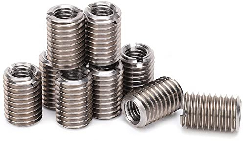 BORDSTRACT 10 Stücke Gewindereduziermutter M8*1.25-M12*1.75 | Edelstahl, für Gewindereparatur, Befestigung, Industriebedarf