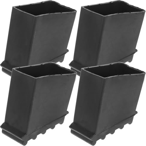 TOVINANNA 4 Uds Cubiertas Para Pies De Escalera, Patas de Escalera, Cubiertas De Goma Para Pies De Escalera De Repuesto Alfombrilla, Patas Antideslizantes Para Escaleras