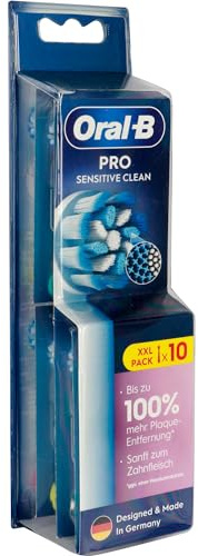 Oral-B Sensitive Clean, 10 st elektriska tandborsthuvuden Vit