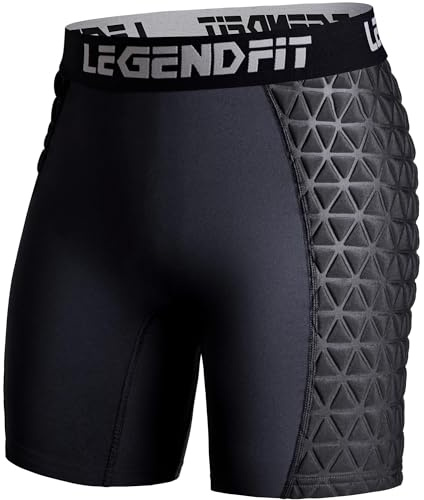 Legendfit Girls Youth Softball Padded Sliding Shorts Compression Underwear Protective Supportor Baseball Football Lacrosse