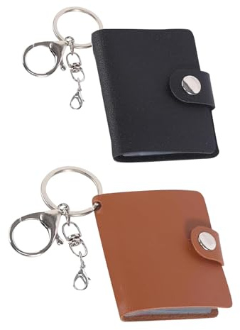 2 Stück Mini Fotoalbum,Schlüsselanhänger Mit Foto,Album Schlüssel Zubehör,Fotobuch Klein Kleines,Taschen Diy,Für Personalisiert Personalisierte,