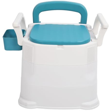 Bedside Commode for Seniors, Portable Toilet for Camping Toilet Medical Elderly Assistance Potty Chair, Commode Chair for Toilet with Arms, Toilet Chair