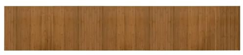 vidaXL Tappeto Rettangolare Marrone 60x300 cm in bambù, Tappeto Rettangolare, Tappeto da Salotto, Tappeto in bambù, Tappeto da Soggiorno