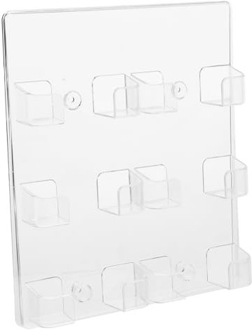 Gogogmee Visitenkartenhalter Aus Für Wand Ausweisaufbewahrung Kartenhalter Für Visitenkarten Und Kreditkarten Mit Transparentem Design Für Einfache Sichtbarkeit Minimalistisch Und