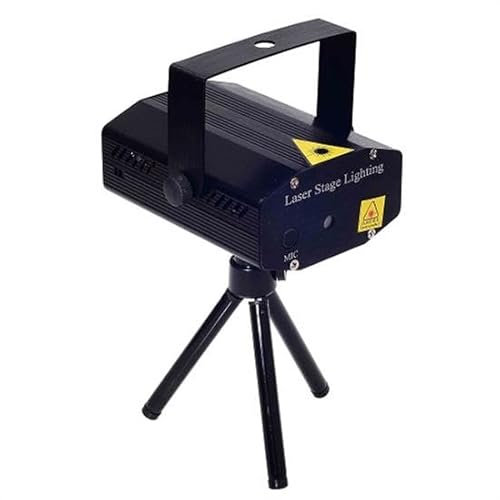 London Express Disco Party Lights, Sound Activated Light DJ Stage Lights Effects Strobe Projector for Club Kids Party Wedding Bar Festival Home Birthday Parties Christmas (Black)