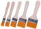 Amexo 5 Pezzi Pennelli Pittura in Legno Pennelli Piatti per Dipingere Pennello Piatto per Pittura Pennelli da Pittura Muro Set per Pittura Acrilica Colori ad Acqua Vernice