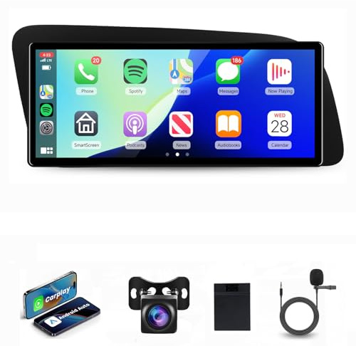 10.33 Pouces Autoradio Android 13 pour Audi Q5 2009-2019, 2G+64G CarPlay Android Auto sans Fil IPS HD Écran Tactile GPS Wi-FI Bluetooth DSP Lien Miroir FM RDS Radio Caméra de Recul