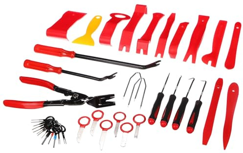 SIXTOL MECHANIC TRIM SET 38 | Multifunktionellt demonteringsset för beklädnad och interiör | 38 delar | kaross- och inomhusverktyg | med dragkedjefodral