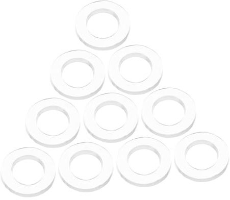 Duschschlauchdichtung aus Gummi 10 Stück für Duschen | Dichtungsring für Duschschlauch, Schlauchdichtungen für Austausch, Einfach zu Montieren
