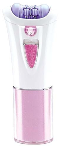 Glabrousskin Hair Remover for Face Women Smooth Glide Glamorous Skin Epilator with Light and Cleaning Brush, Portable Lady Shavers Leg Arm Remove 2.4x4.5 Inch NO Battery