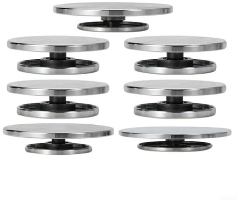 Ceramica in alluminio con rotazione a doppio lato, strumento essenziale per artisti e panettieri (25 cm (sotto i 15 cm)