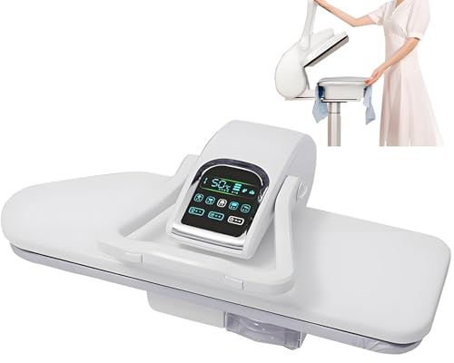 LHQYA Electric Steam Press Ironing Machine, Smart Steam Press with Adjustable Stand, 5 Ironing Modes, 1-min Fast Ironing, Supports Wet Ironing, Dry Ironing, Shaping, and Ironing